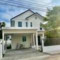 THB 62000,  50 Sq. Feet,  2-story Detached House For Rent, 50 Sq M, 3 Bedrooms, Villaggio 2 Srinakarin-Bangna. Near