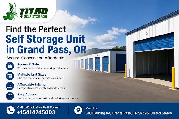 New York, Real Estate, Self Storage Unit In Grants Pass With Secure Flexible Rentals