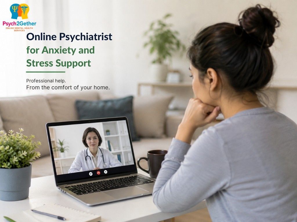 London, Health, Online Psychiatrist For Anxiety And Stress Support | Psych2gether