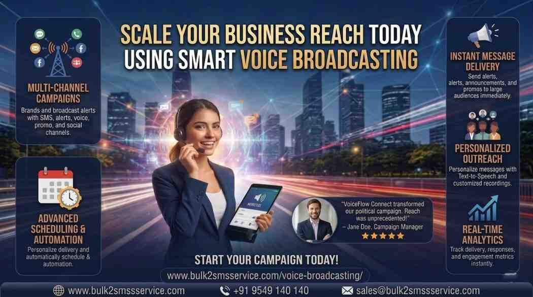 Mumbai, Marketing, Scale Your Business Reach Today Using Smart Voice Broadcasting