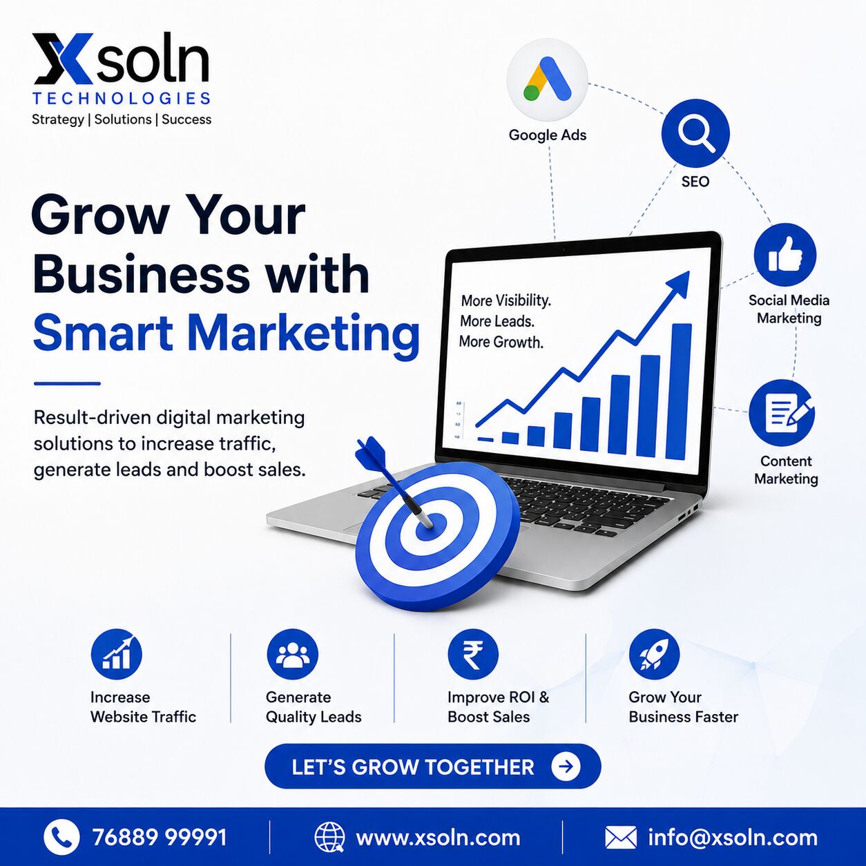 Mumbai, Business, Grow Your Business With Smart Digital Marketing | Xsoln Technologies