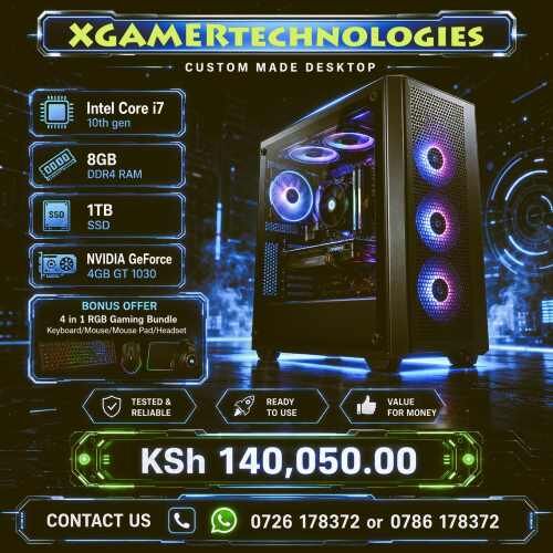 Nairobi, Electronics, KES 140050,  Bespoke Made Core I7 PC With Gaming Peripherals