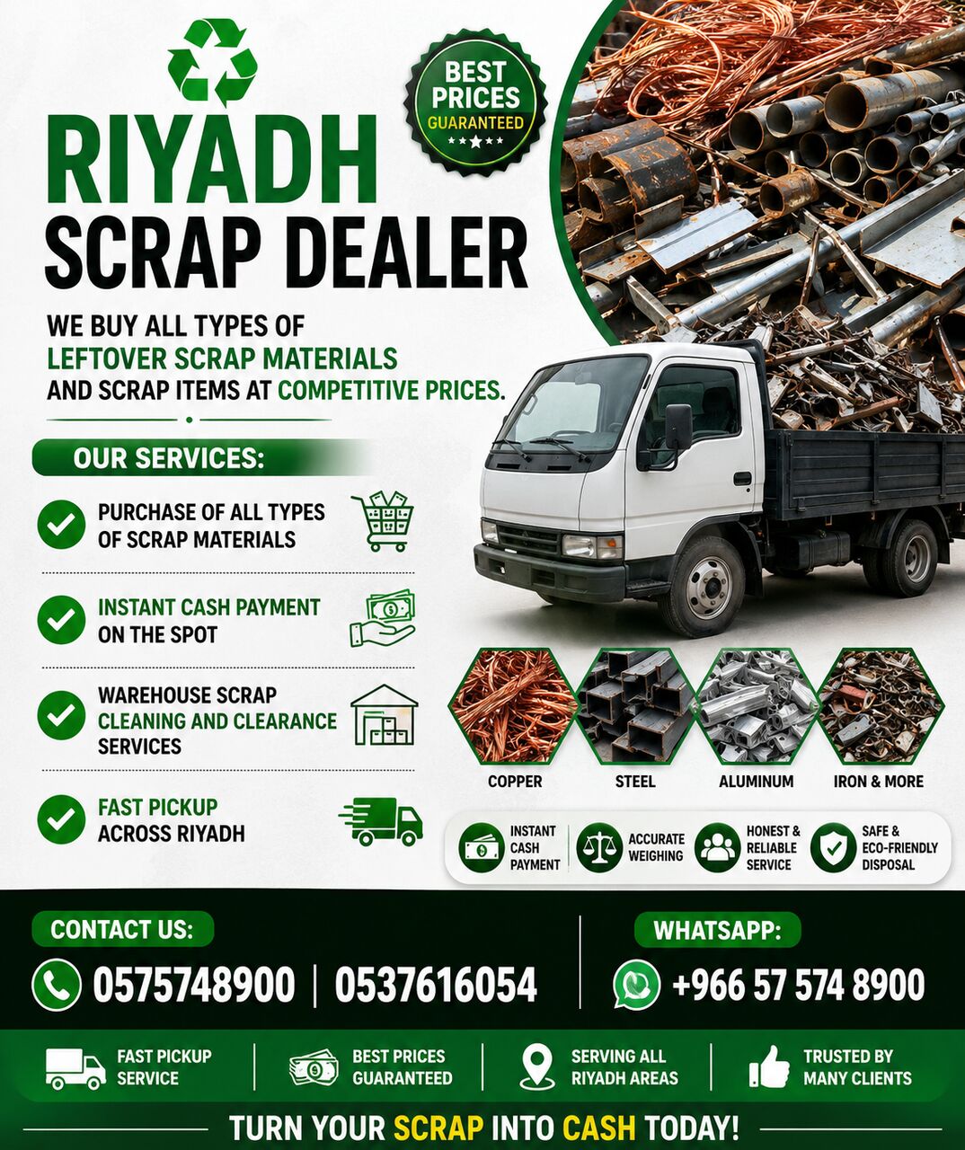 Al Shifa, Items Wanted, Metals Scraps Buyer Riyadh Scraps Dealer Contact +966575748900