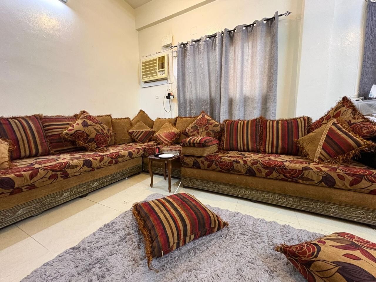 Madinah, Furniture, SAR 200,  Classic L-Shaped Arabic Sofa Set
