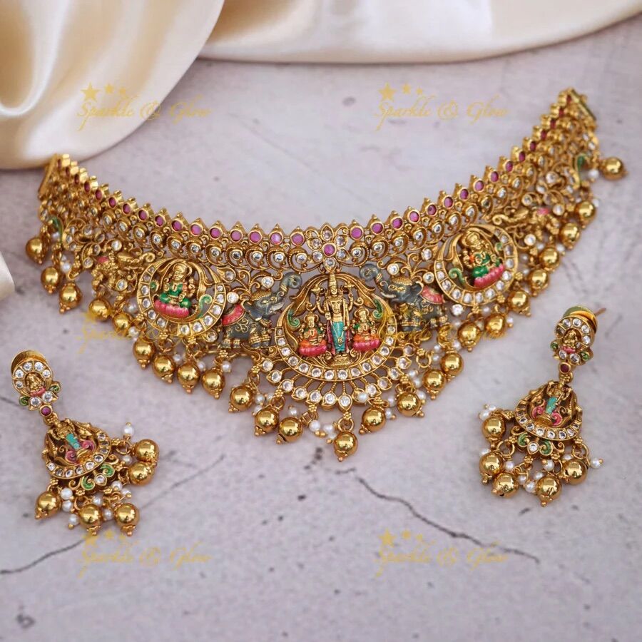 Bangalore, Businesses For Sale, Couture Choker Necklace Set | Sparkle And Glow