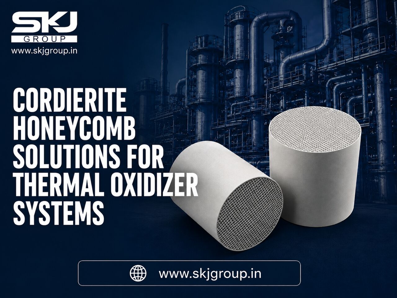 Bhopal, Materials, Cordierite Honeycomb Solutions For Thermal Oxidizer Systems