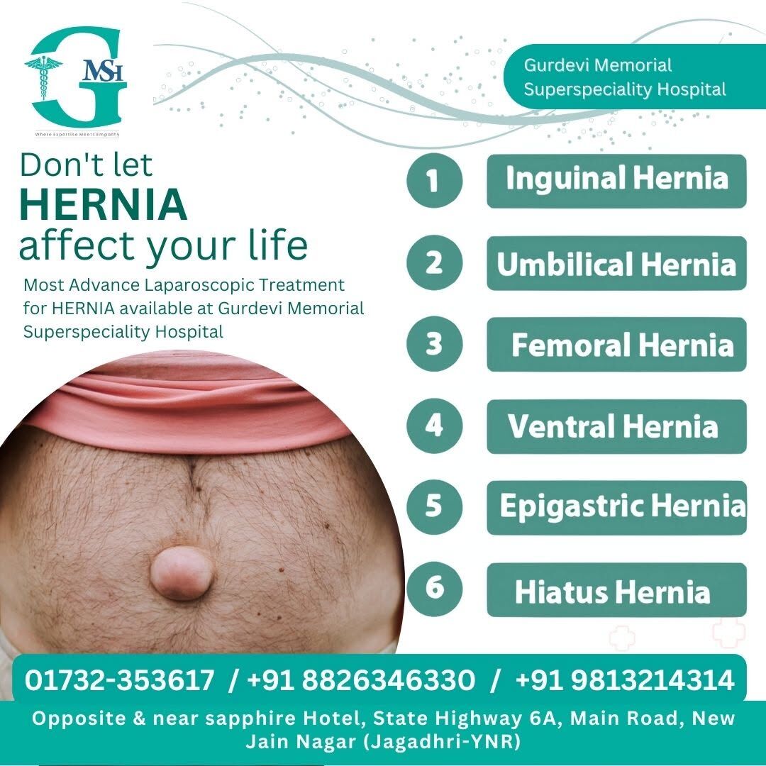 Haryana, Medical, Hernia Operation In Yamunanagar By Experienced Surgeons