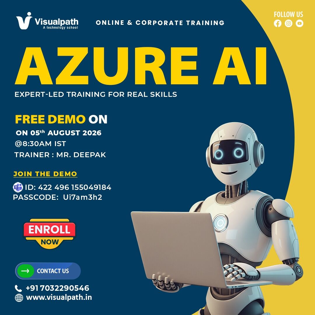 Hyderabad, Education, Azure AI Free Demo By Industry Experts