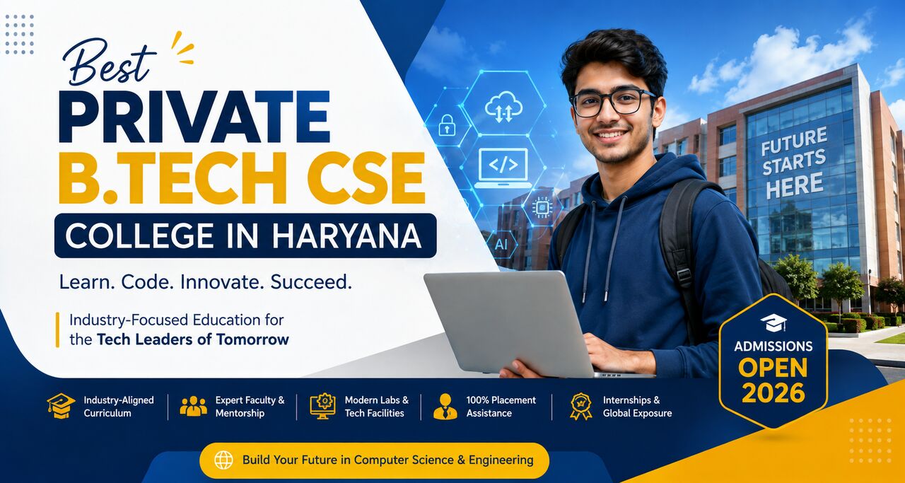 Gurugram, Education, Best Private Btech CSE College In Haryana