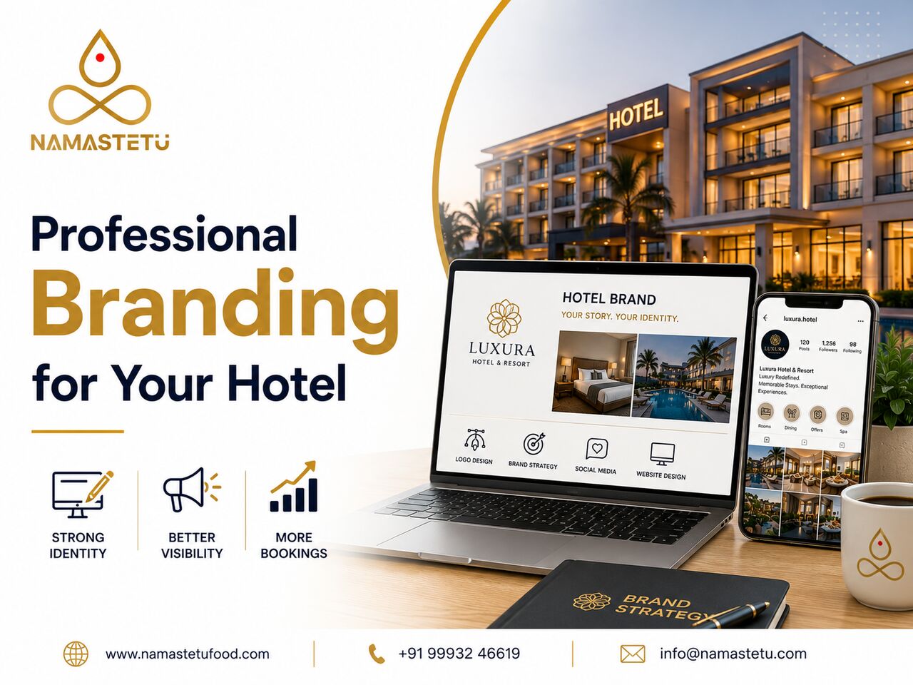 Indore, Marketing, Professional Branding For Your Hotel