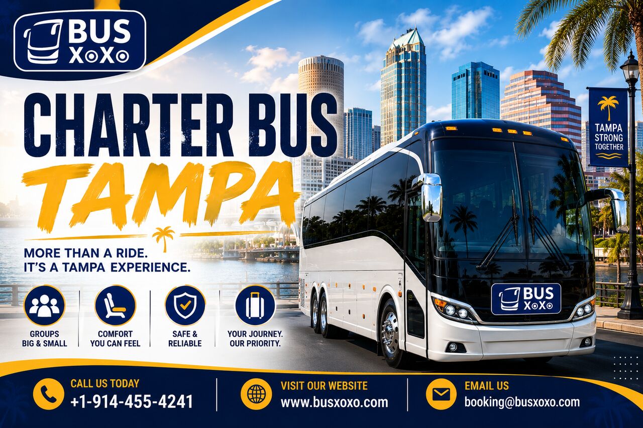 Tampa Bay, Travel, Book A Private Charter Bus Tampa For Comfortable Group Travel