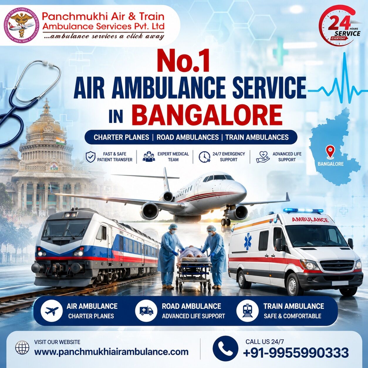 Bangalore, Health, Panchmukhi Low Cost Air And In Bangalore- Fast Medical Evacuation With Modern Facilities