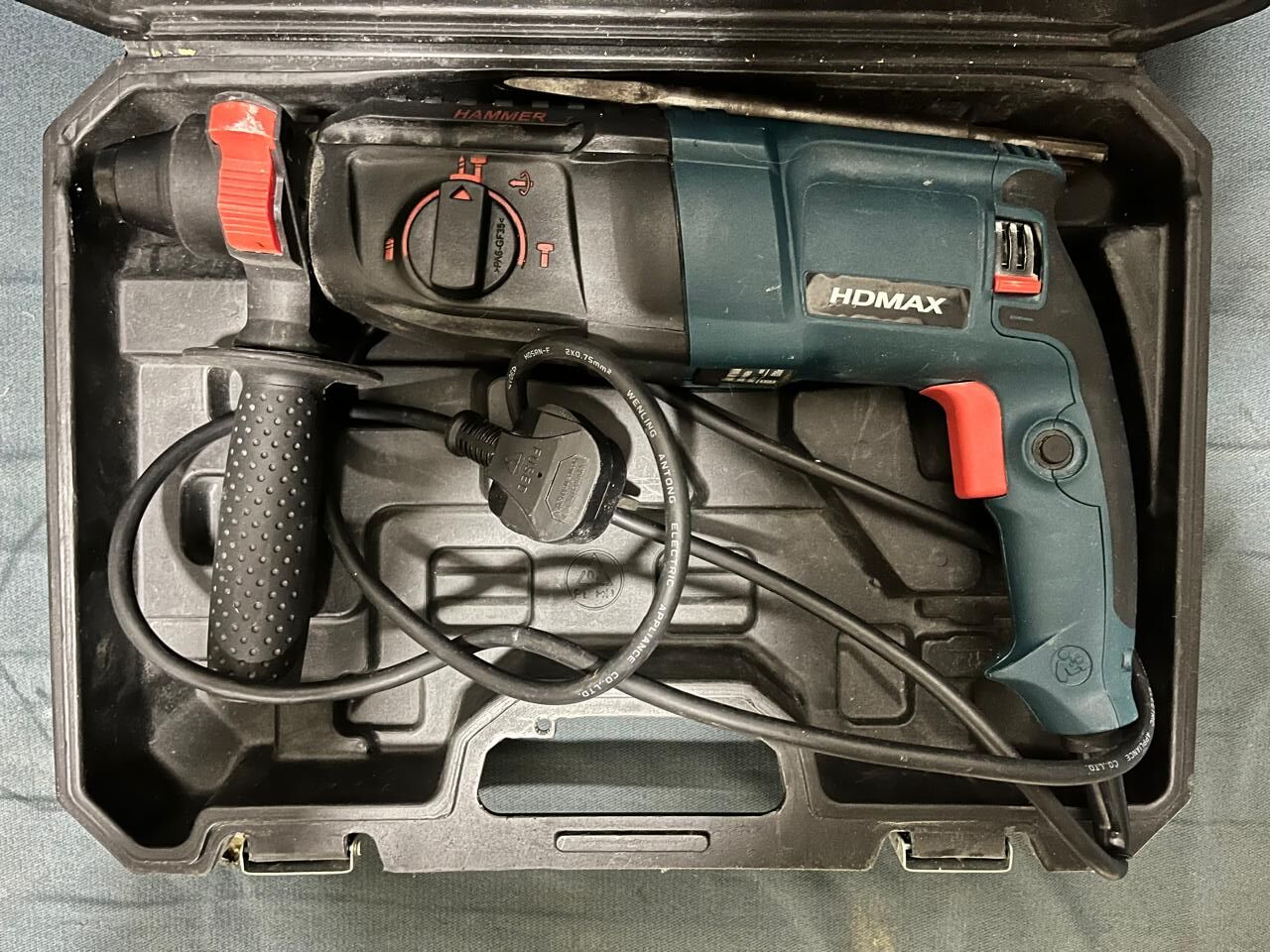 Khobar, Electrical & Plumbing, SAR 150,  HDMAX Rotary Hammer Drill With Case & SDS Bits
