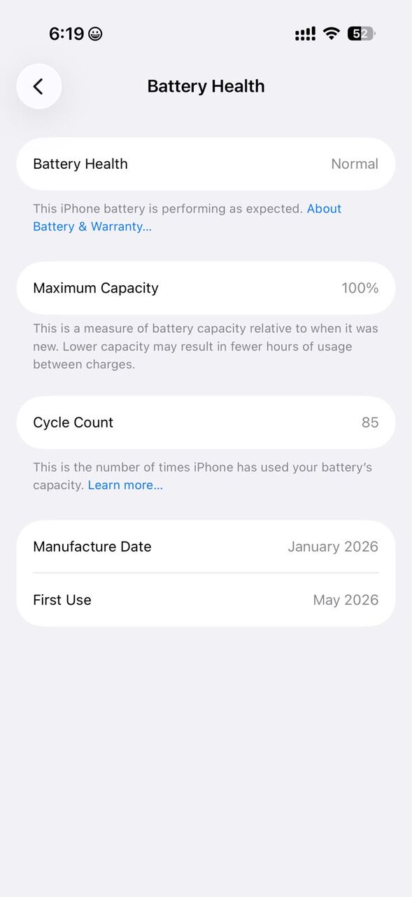 Dammam, Mobile Phones, SAR 2700,  Looking To Sell My 3month Use Iphone 17. 256GB, Purple Colour, 100% Battery Life