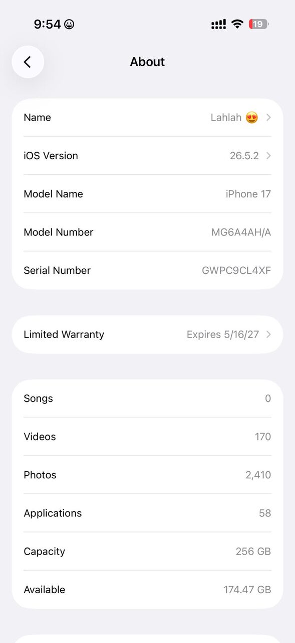 Dammam, Mobile Phones, SAR 2700,  Looking To Sell My 3month Use Iphone 17. 256GB, Purple Colour, 100% Battery Life