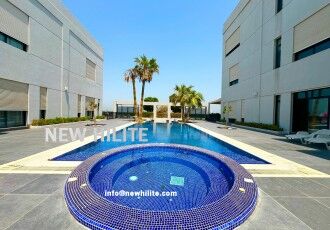 Fintas, Apartments, Flats, Houses & Villas, KWD 2000/month,  4 BR,  Semi Furnished Beach Villa For Rent In Fintas