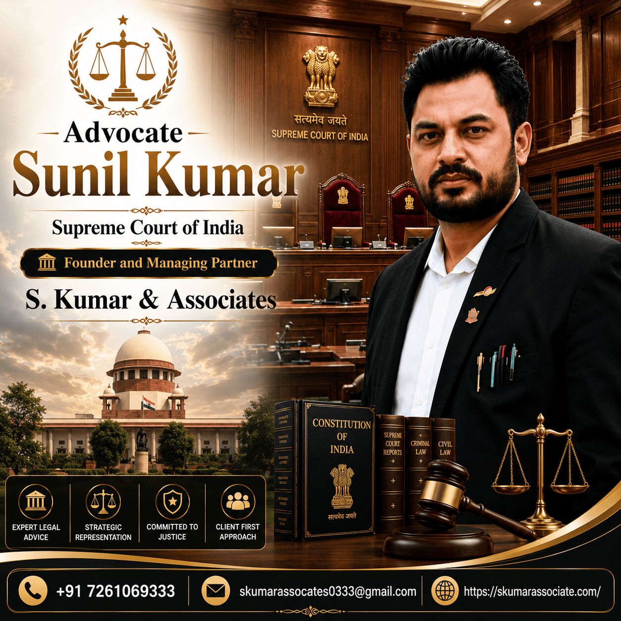 Gurgaon, Legal, Supreme Court Advocate In Gurgaon For Constitutional Jurisdiction & Appellate Practice