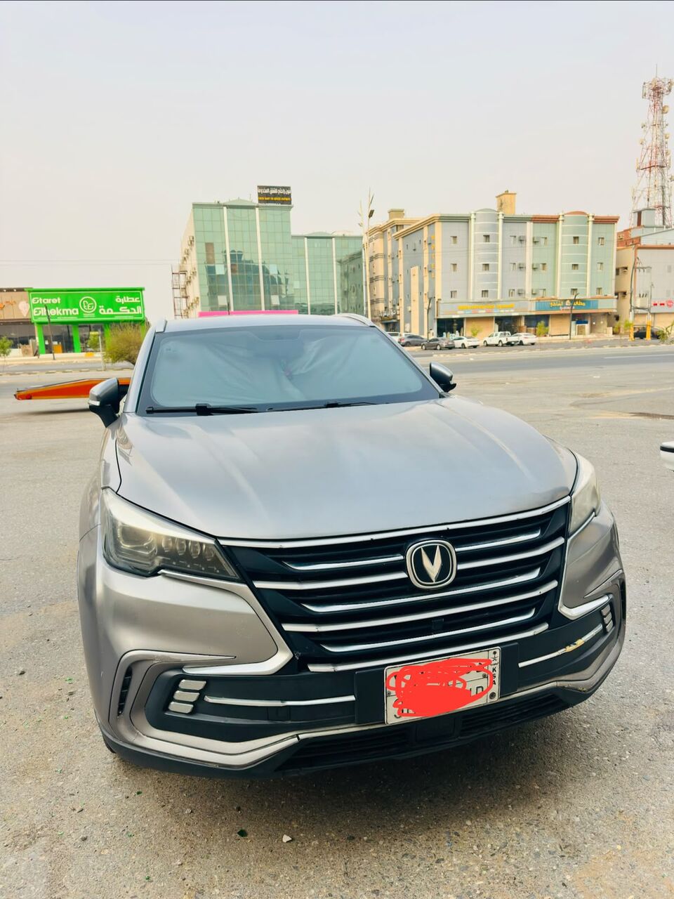 Jubail, Vehicles, Cars & Trucks , SAR 50,  Changan CS85,  2022,  Automatic,  139000 KM,  For Sale -  Silver &ndash; Excellent Condition, 139k Km, Leather Seats, Automati