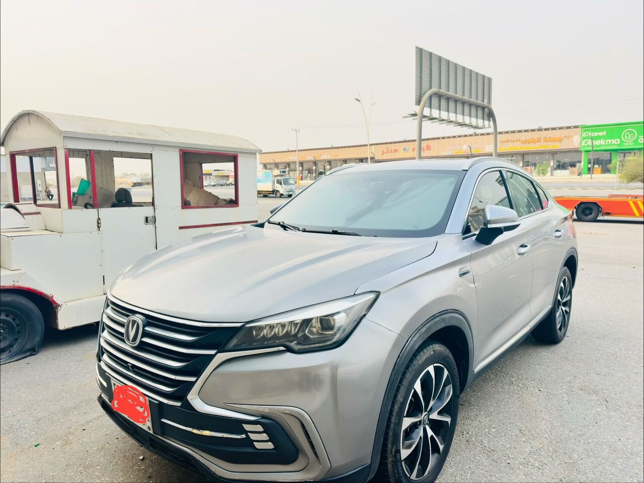Jubail, Vehicles, Cars & Trucks , SAR 50,  Changan CS85,  2022,  Automatic,  139000 KM,  For Sale -  Silver &ndash; Excellent Condition, 139k Km, Leather Seats, Automati