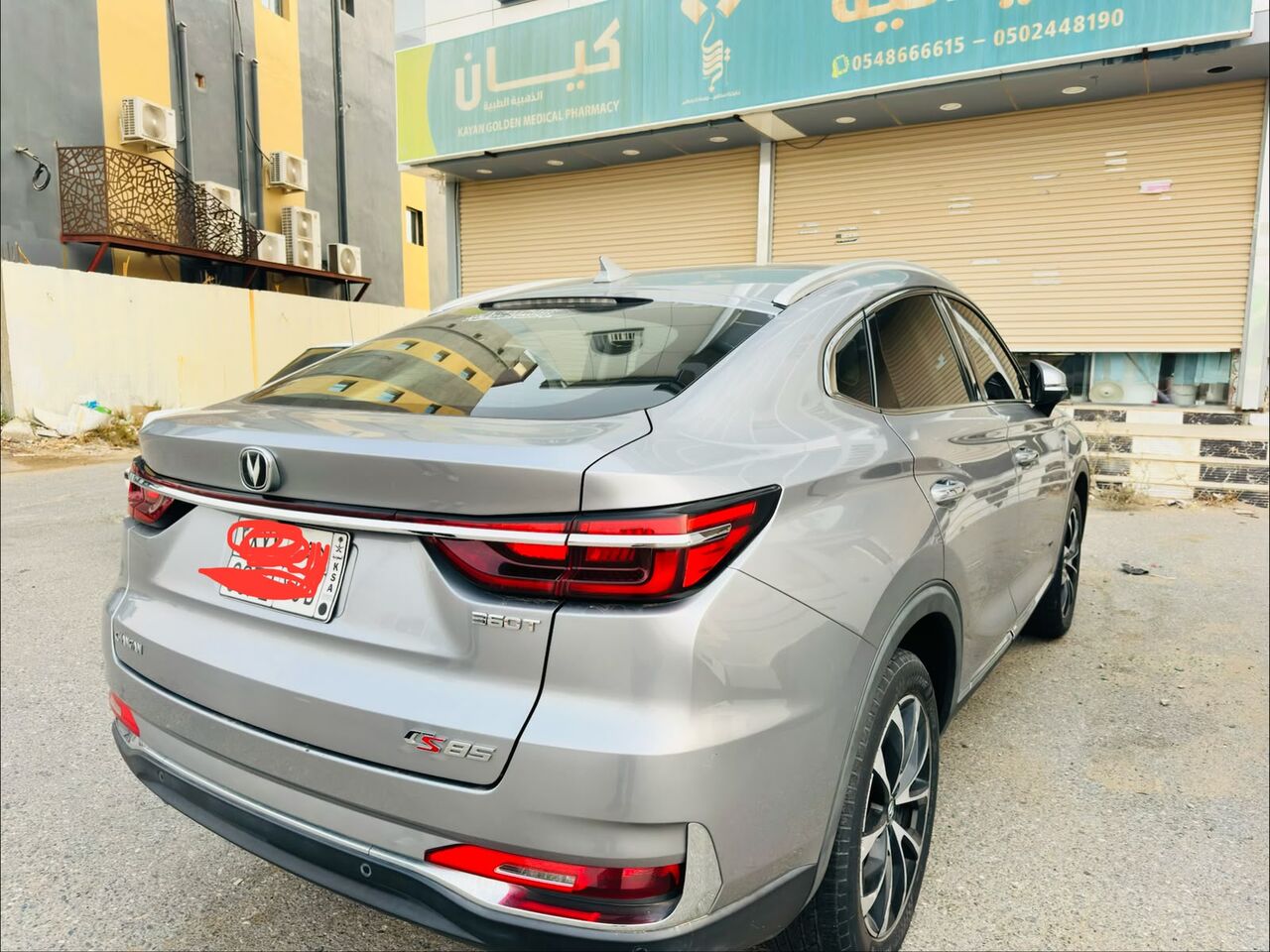 Jubail, Vehicles, Cars & Trucks , SAR 50,  Changan CS85,  2022,  Automatic,  139000 KM,  For Sale -  Silver &ndash; Excellent Condition, 139k Km, Leather Seats, Automati