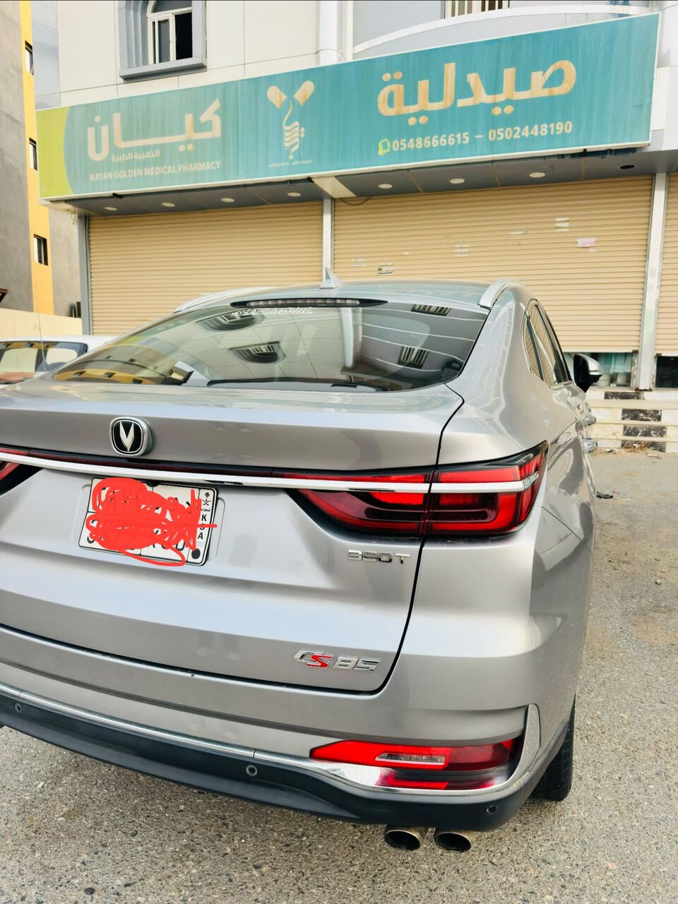 Jubail, Vehicles, Cars & Trucks , SAR 50,  Changan CS85,  2022,  Automatic,  139000 KM,  For Sale -  Silver &ndash; Excellent Condition, 139k Km, Leather Seats, Automati