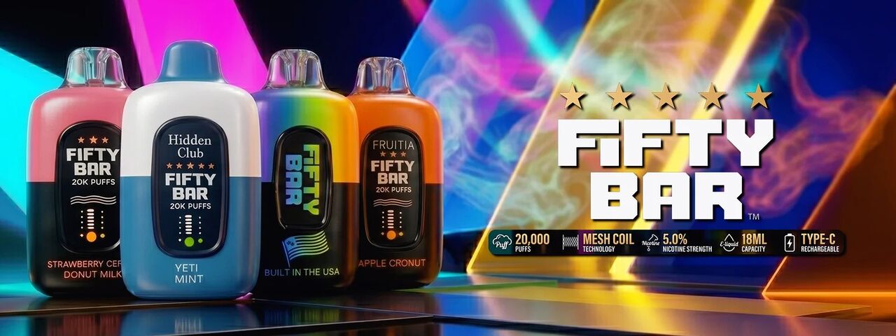 New York, Electronics, USD 8,  Shop Authentic Fifty Bar Disposable Vapes At American Made Vapes