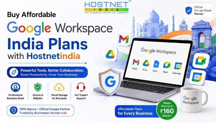 Mumbai, Technical, Buy Affordable Google Workspace India Plans With Hostnetindia