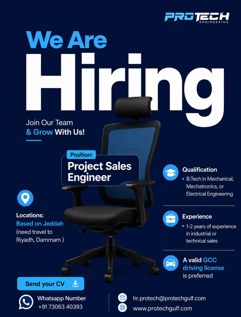 Jeddah, Jobs, Project Sales Engineer