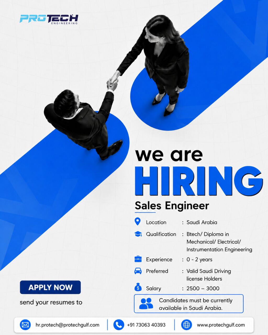 Jeddah, Jobs, Sales Engineer