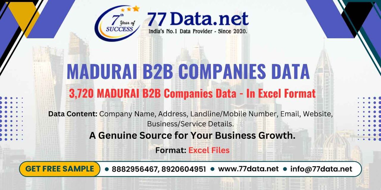 Madurai, Business, Get 3000+ Madurai Companies List With Free Sample