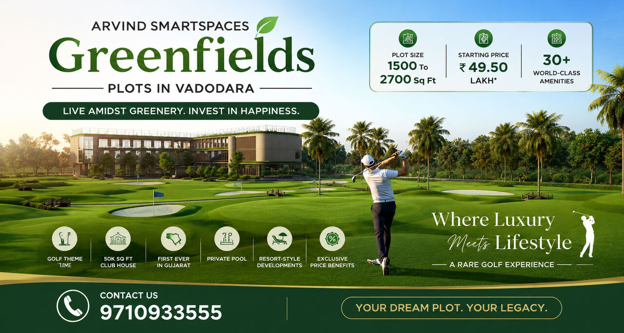 Vadodara, Residential Plots, INR 4950000,  1500 Sq. Feet,  Arvind Plots Vadodara: A Lifestyle Upgrade