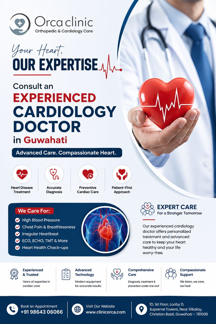 Mumbai, Health, Experienced Cardiology Doctor In Guwahati | Advanced Heart Care | Orca Clinic