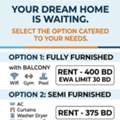 BHD 150/month,  2 BR,  Two Bedrooms Two Washrooms