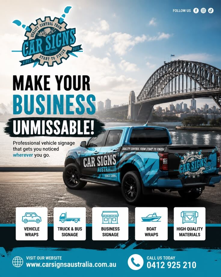 Sydney, Business, Food Truck Signage Australia