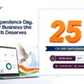 INR 1000000,  25% OFF On ERP Implementation &ndash; Independence Day Special