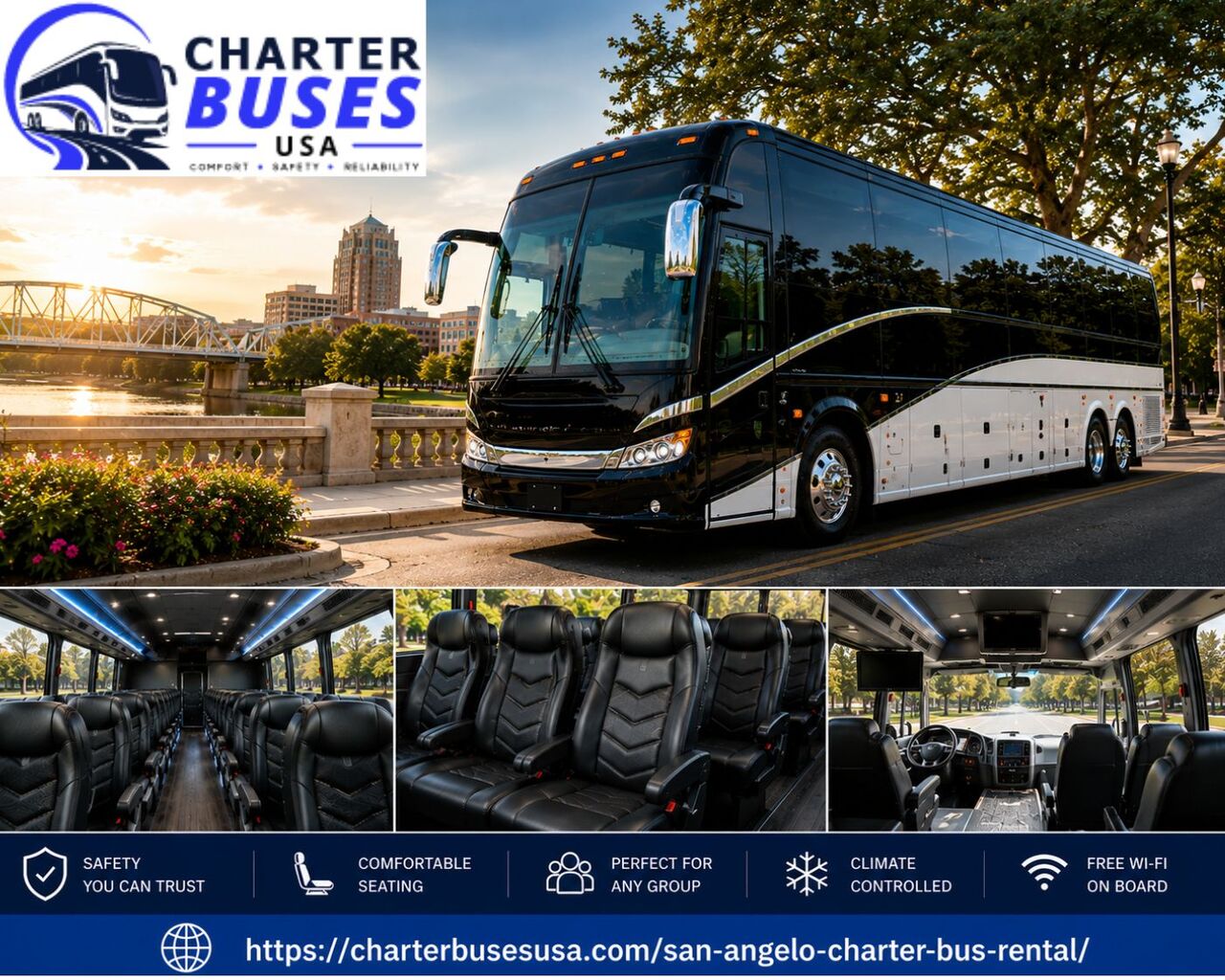 New York, Travel, Charter Bus Rental San Angelo TX For Group Transportation