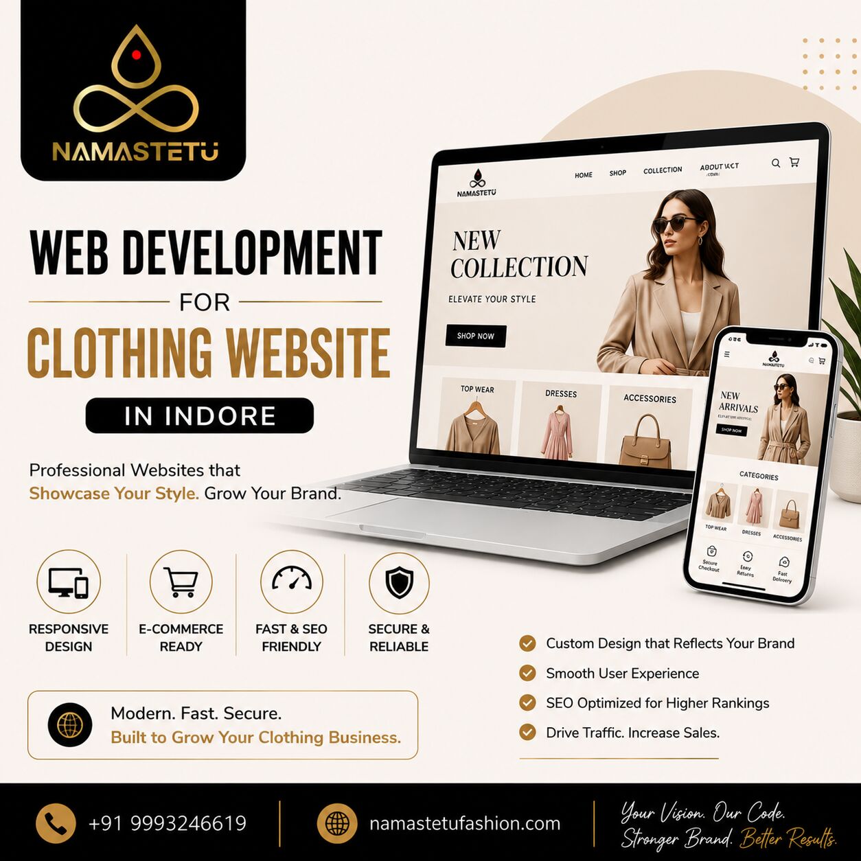 Indore, Marketing, Web Development For Clothing Website In Indore
