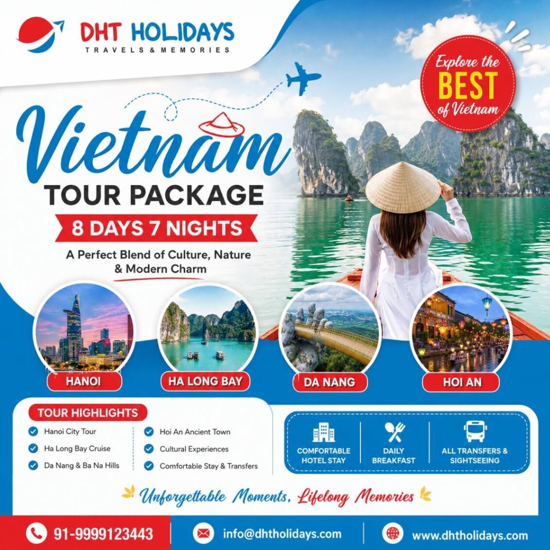 Mumbai, Travel, Book Vietnam Tour Package For 8 Days 7 Nights - DHT Holidays