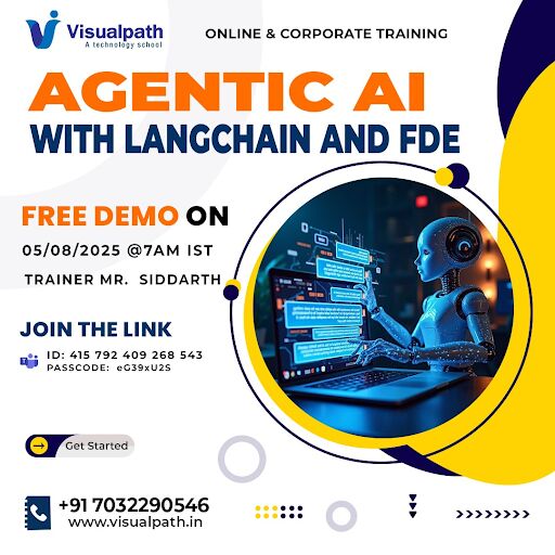 Hyderabad, Education, Free Agentic AI With LangChain & FDE Free Demo