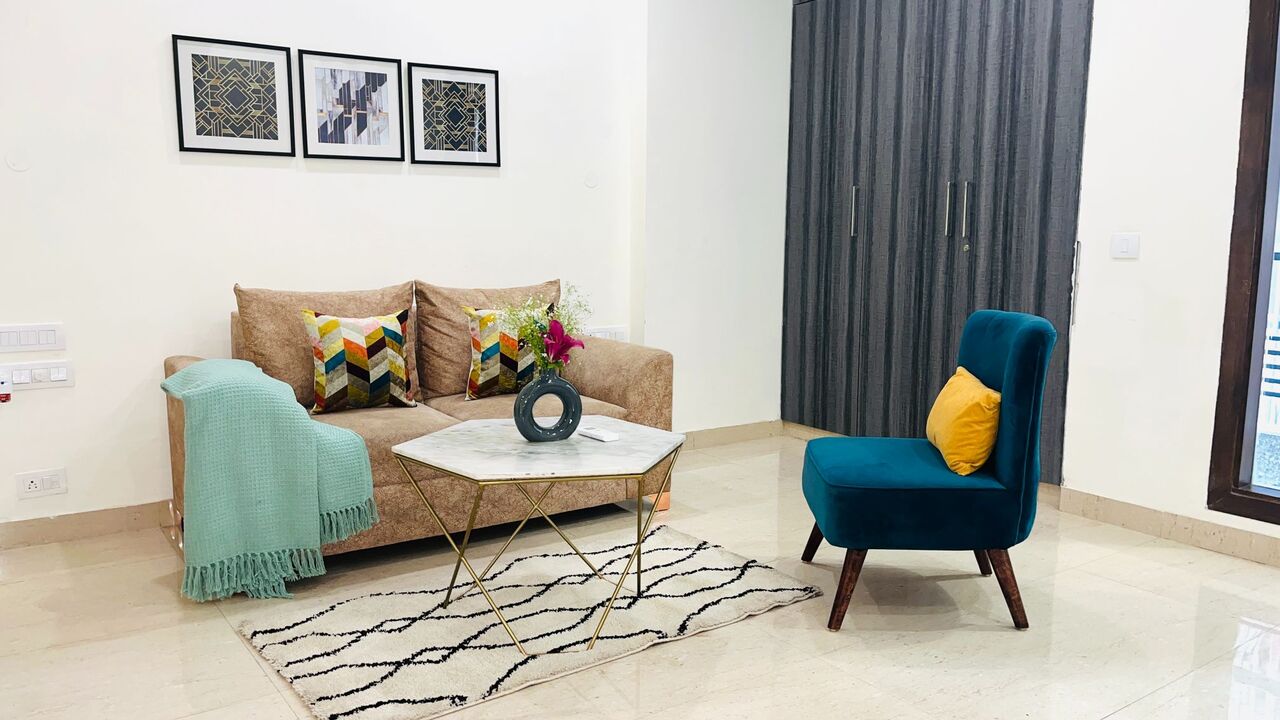 Gurgaon, Apartments, Flats, Houses & Villas, INR 4000/day,  Furnished,  1 BR,  450 Sq. Feet,  Olive Service Apartments Gurgaon