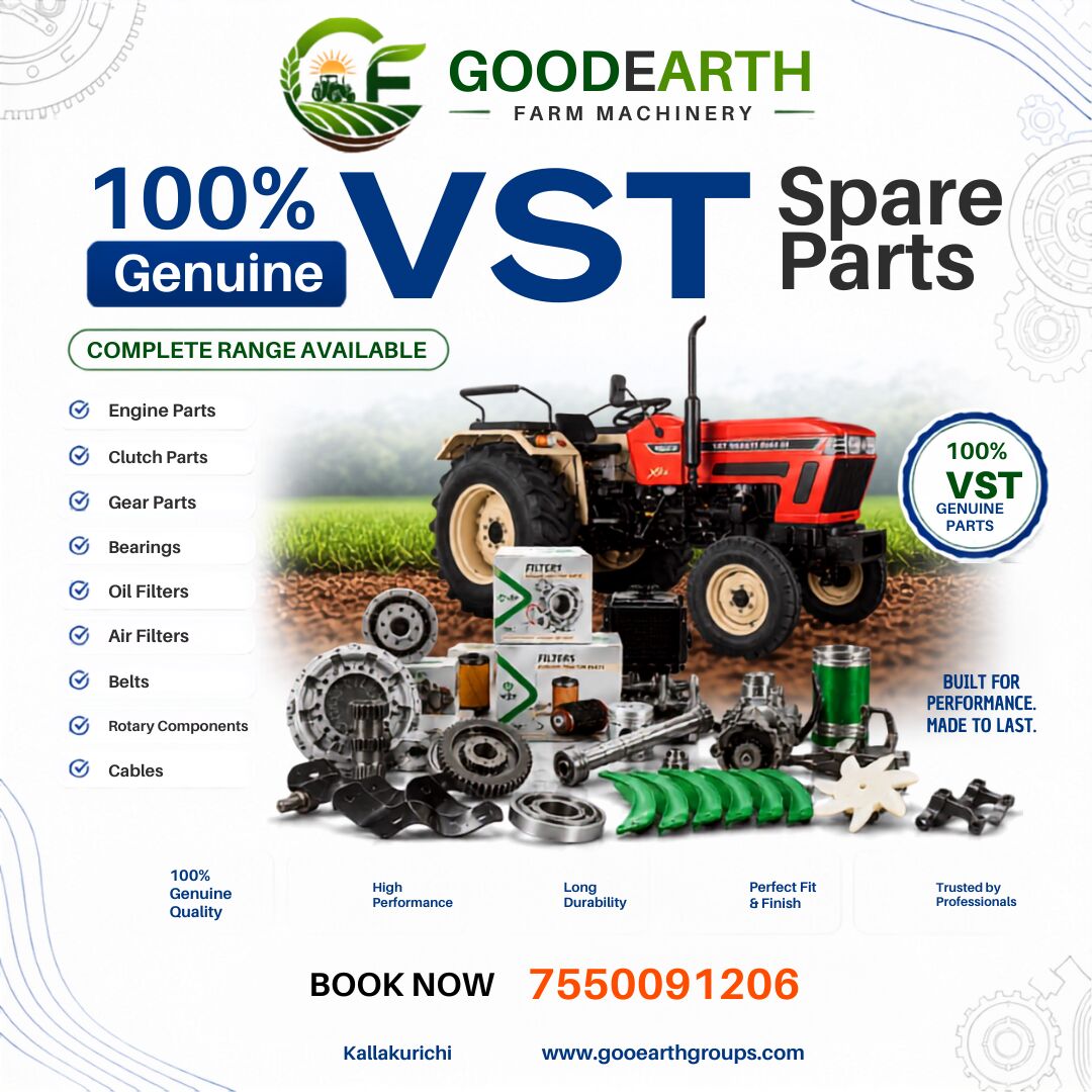 Chennai, Farm & Garden, VST Genuine Spare Parts Dealer In Kallakurichi  Original Tractor Parts