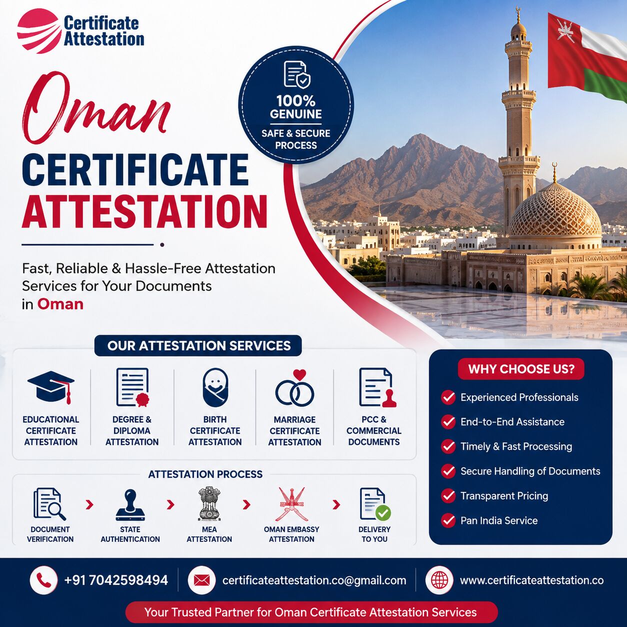 Mumbai, Legal, Oman Certificate Attestation Services | Fast & Trusted Document Legalization