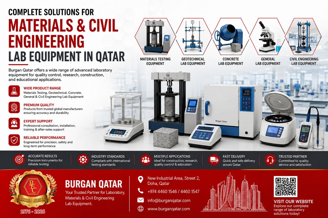 Abu Dhabi, Equipment Rental, Materials & Civil Engineering Lab Equipment In Qatar