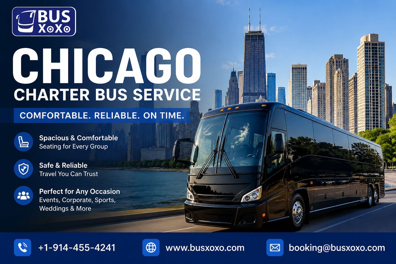 Chicago, Travel, Book Chicago Charter Bus Rental For Weddings, Events & Group Travel