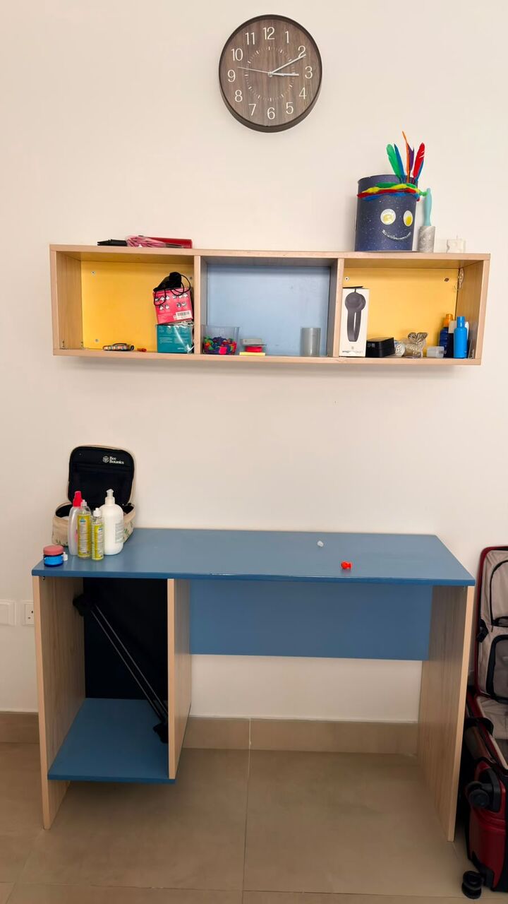 Jeddah, Furniture, SAR 2500,  Complete Kids Bedroom Set &ndash; Triple Bunk Bed, Wardrobe & Study Desk | Excellent Condition