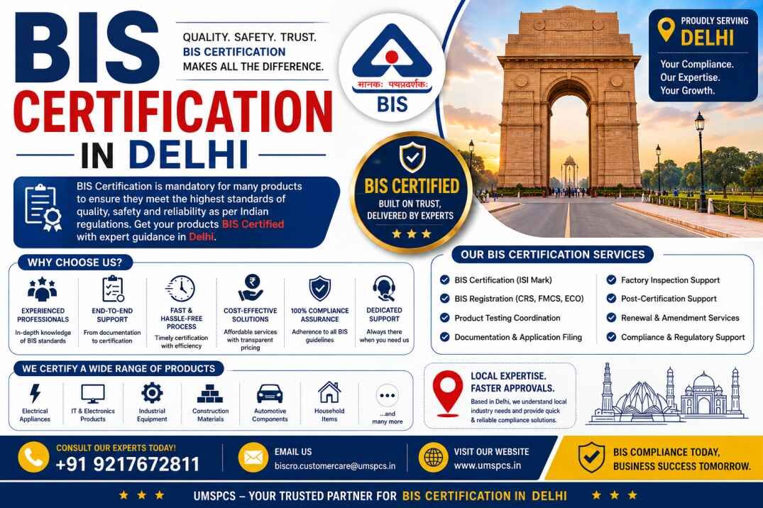 New Delhi, Legal, What Is The Process For BIS Certification In Delhi?