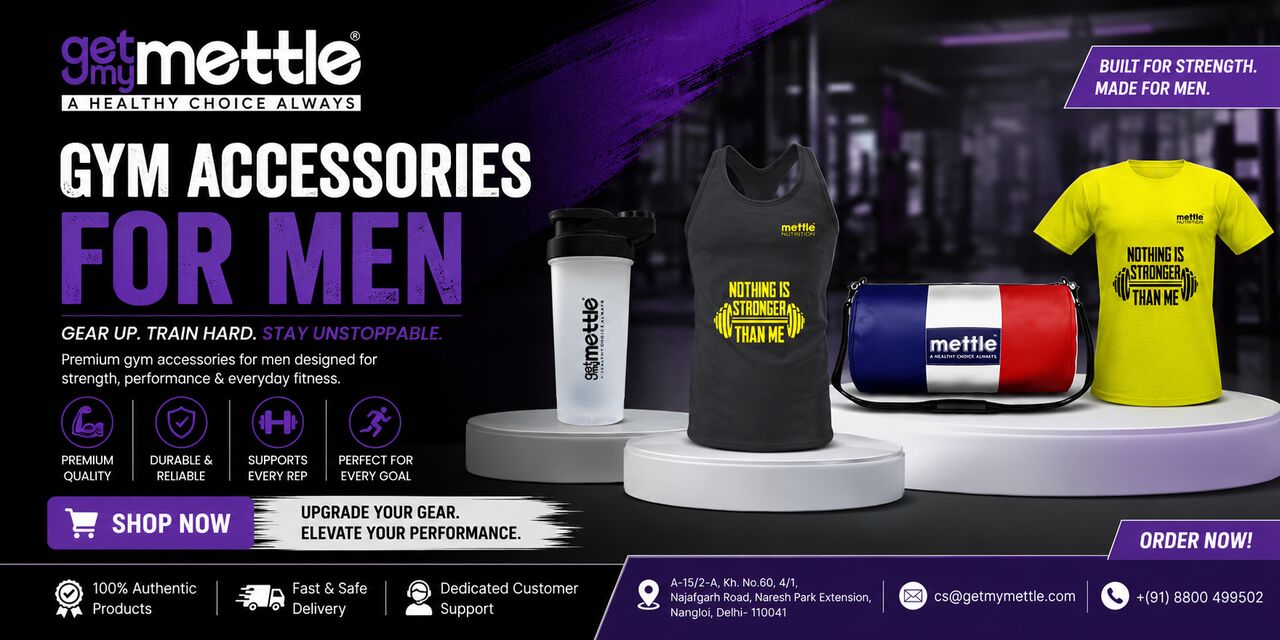 Mumbai, Health & Beauty Items, Getmymettle &ndash; Premium Gym Accessories For Men