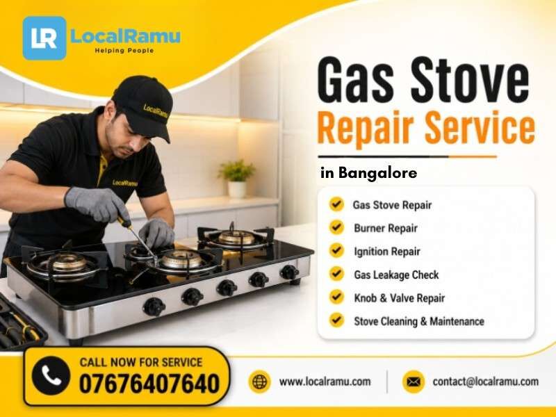 Bangalore, Appliance Repair, Get Your Gas Stove Fixed By LocalRamu Services In Bengaluru