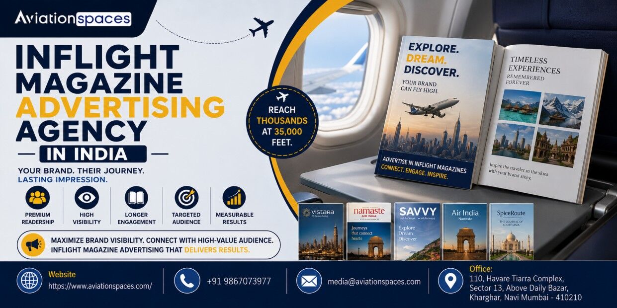 Navi Mumbai, Marketing, In-Flight Magazine Advertising In India​