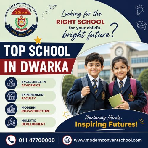 Dwarka, Education, Top School In Dwarka